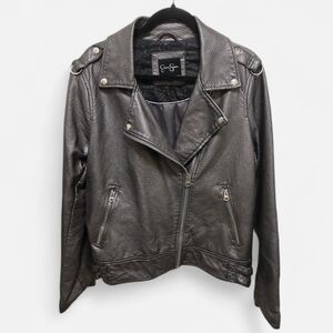 Jessica Simpson Silver Metallic  Jacket